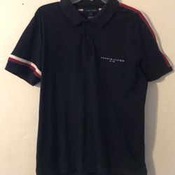 Tommy Hilfiger Polo Shirt – Navy (Size M)