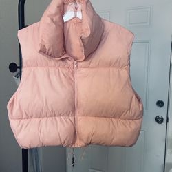Pink Puffer Vest 