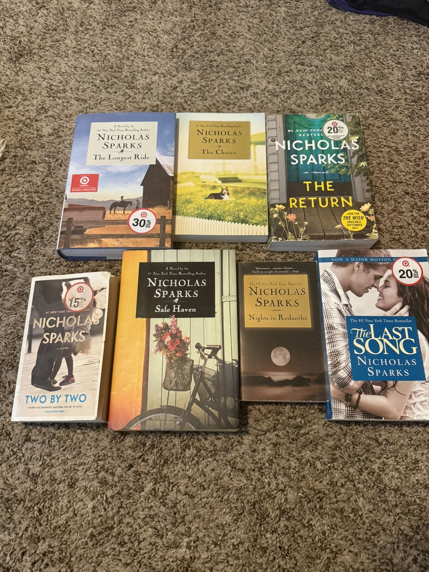Nicholas Sparks Book Set