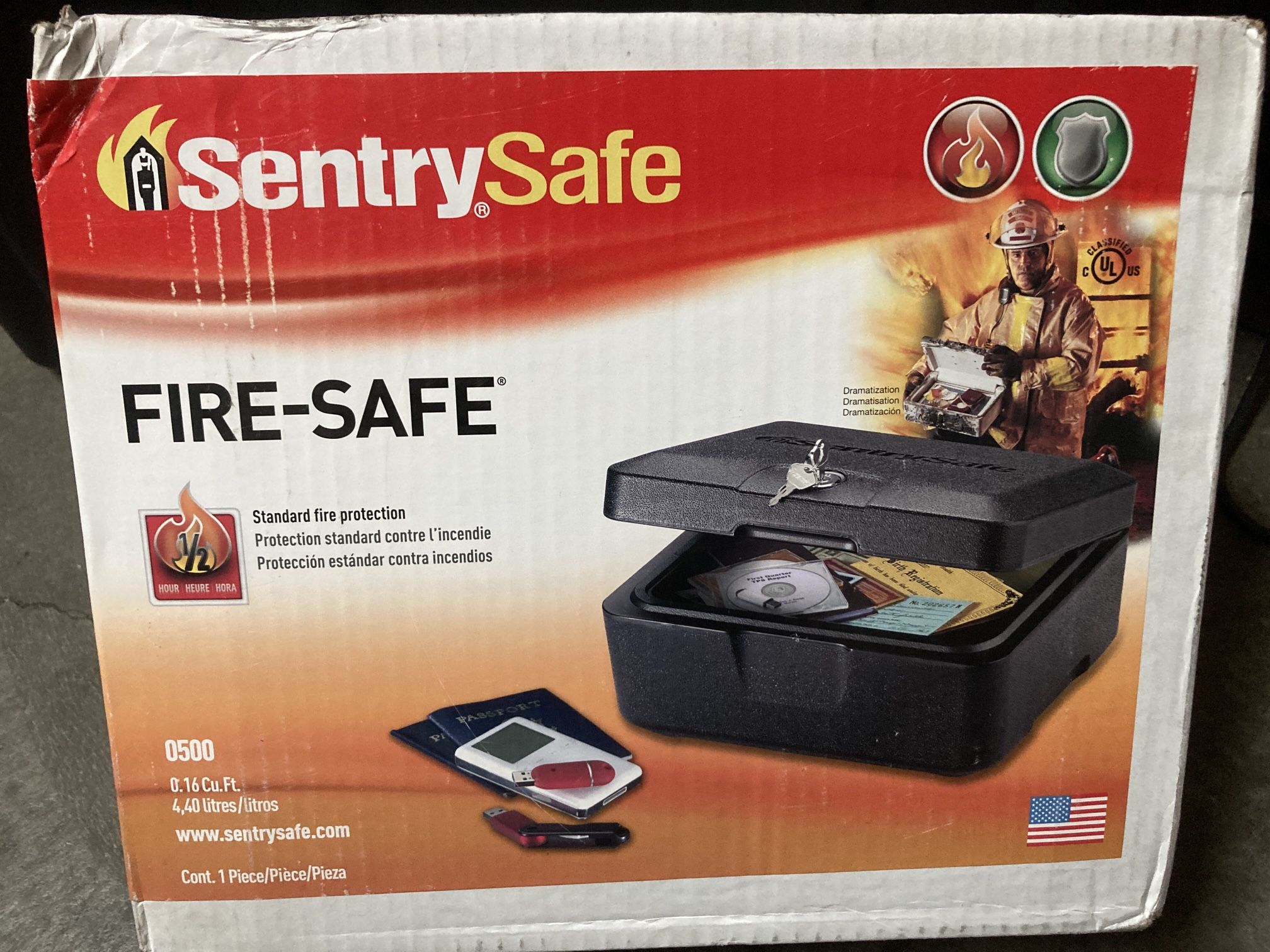 Sentry Safe Fire Protection Safe