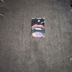 Chrome fever boxy tee, black, XS