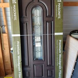 36 in. x 80 in. Providence Outswing Fiberglass Prehung Front Exterior Door