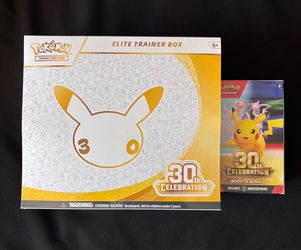 Pokemon 30th Celebrations Sealed Bundle! ETB & Booster Bundle NEW!
