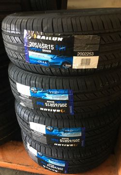 15" 205/65R15 4 new tires