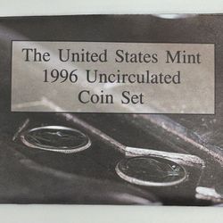 1996 United States Mint Uncirculated Coin Set With Coa And Ogp