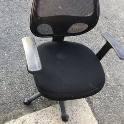A Nice Swivel Black Chair