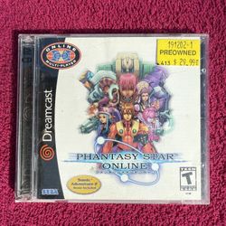 Phantasy Star Online – Sega Dreamcast – Like New – Complete – $55 – Firm