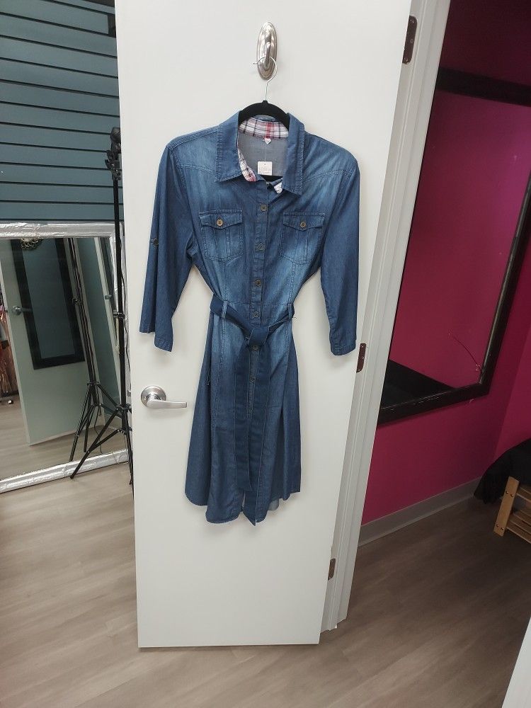 Denim Dress Size L