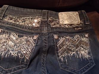 Miss Me Mid-rise Easy Boot Jeans Size 25