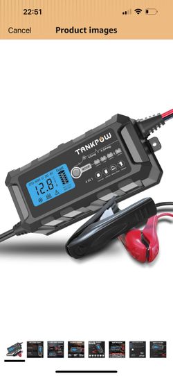 Brand new 6V/12V 6A Automatic Battery Charger,Smart Battery Charger with Overcharge Protection,Trickle Charger Maintainer and Desulfator