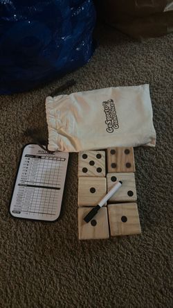 GoSports Giant Dice Set with Scorecard