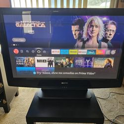 Sanyo 42 inch TV with 4K Firestick. 