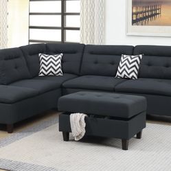 Sectional Sofa With Ottoman