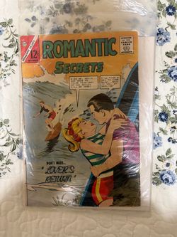 Romantic Secrets Vintage Comic Book