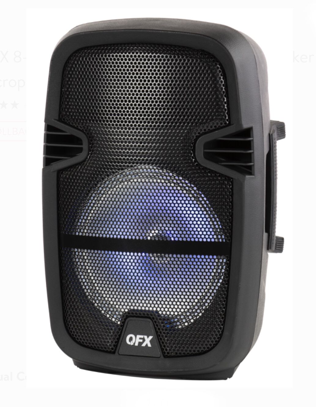 QFX 8-in Portable Bluetooth speaker