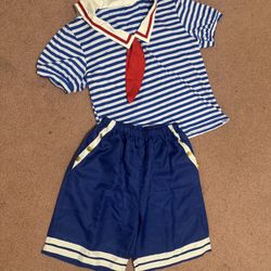 Is kids xl will fit small adult   New xl sailor outfit costume festival rave cosplay emo shirt shorts Halloween    Bundle deals available, feel free t