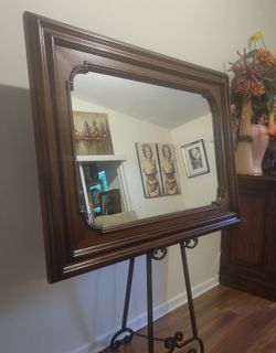 Wood Wall Mirror 
