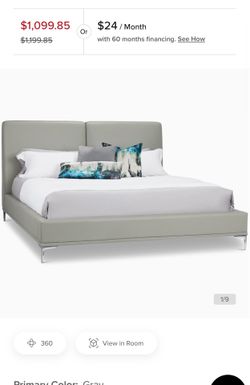 Emit Gray Micro Panel Bed KING SIZE