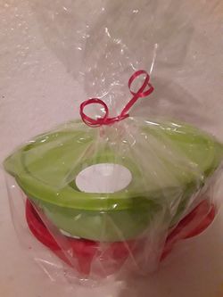 Set de 2 topers con separador de 1 Ltr nuevos