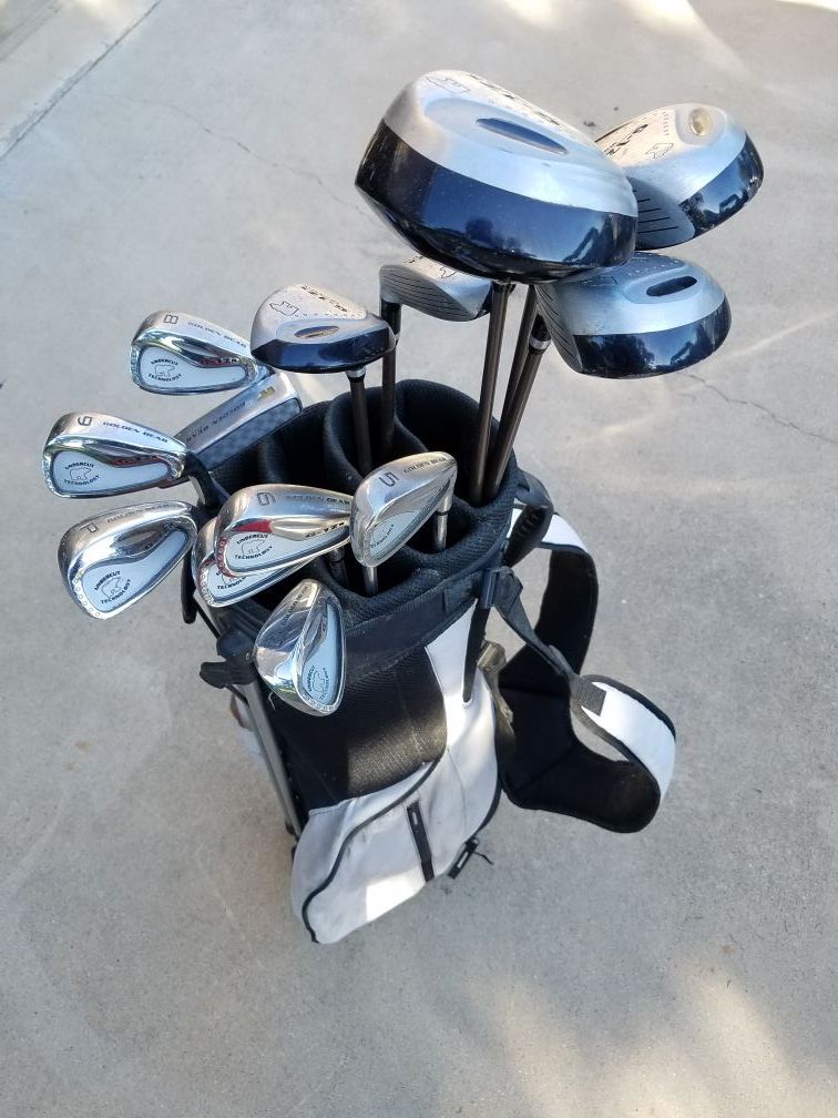 Golden bear G12x golf club set with golf bag