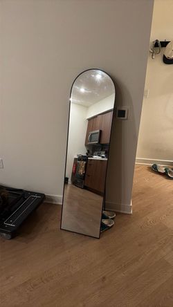 Full Length Arched Floor Mirror – 59” x 16”