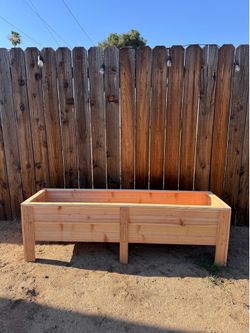 5 foot Cedar Planter Locally Handcrafted