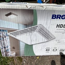 New Bathroom Ventilation Fan