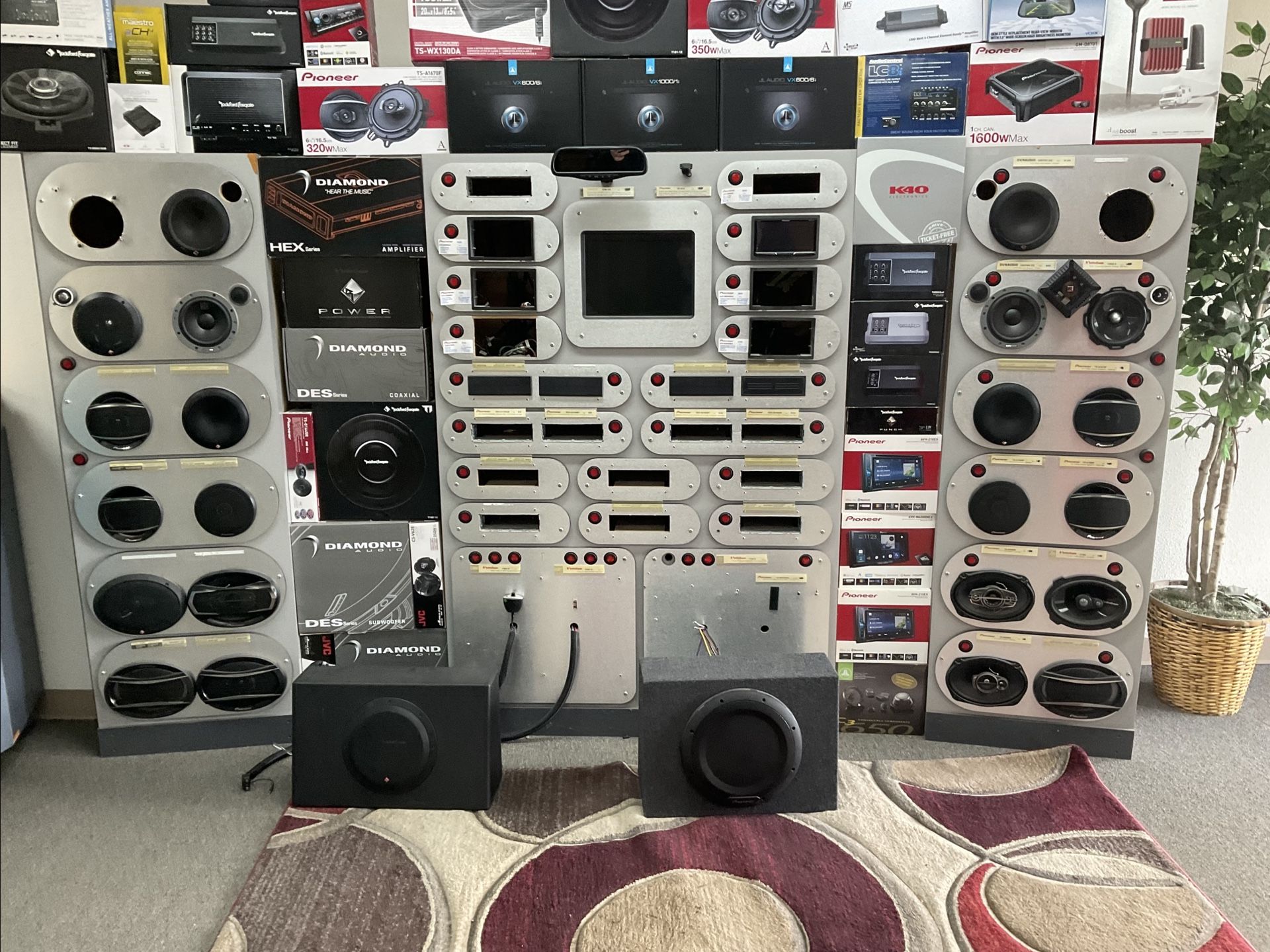 Car Stereo Audio Equipment Display