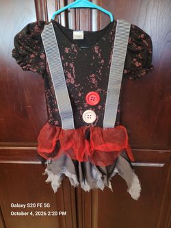 Girls Creepy Doll Halloween Costume Size Small – Spooky Clown