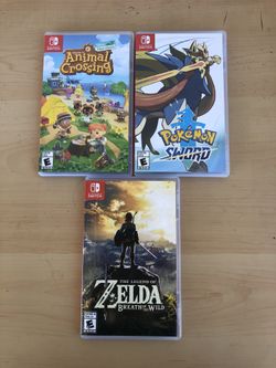 Nintendo switch game boxes only***
