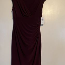 Ralph Lauren Beautiful Never Worn Deep Red Dress