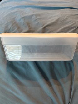 Clear Plastic Storage Box with Lid