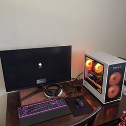 Omen Ryzen 7 35L Full Gaming Setup