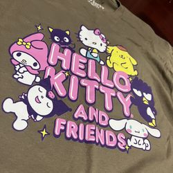 Sanrio Hello Kitty And Friends T Shirt Size L
