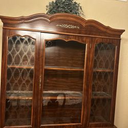China Cabinet with cherry finish