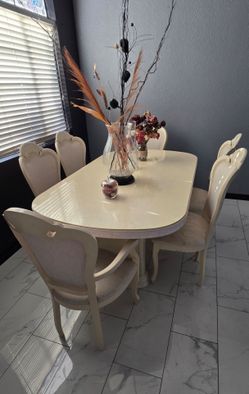 Dinning Table  6 chairs used $220