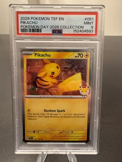 Pokemon day pikachu psa 9