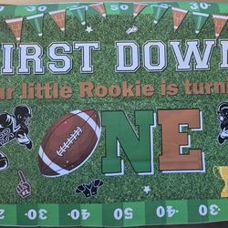Football Birthday Banner