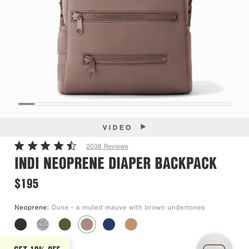 Dagne Dover Diaper Backpack