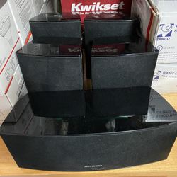 Excellent Condition Onkyo SKC-395  5Pieces Speaker Set $85And 2 Piece SKB-980 $80 The Pair