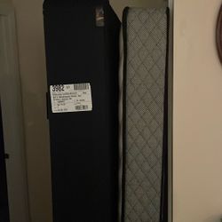 Twin Bed Frame Box Springs And Mattress 