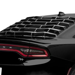 Dodge Charger Glossy Black Rear Window Louver 