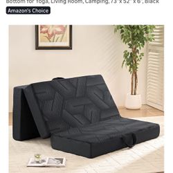 6 Inch Full Tri Folding Mattress and Storage Bag