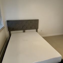 bed and mattress