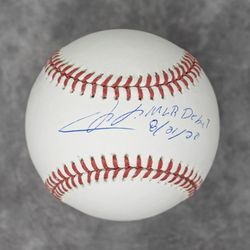  Cristian Pache Signed Autographed JSA COA Official MLB Baseball 
