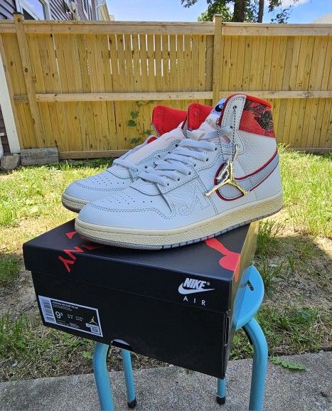 Jordan Air Ship x Awake NY University Red