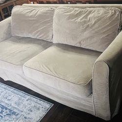 Slipcover Couch And Chair 