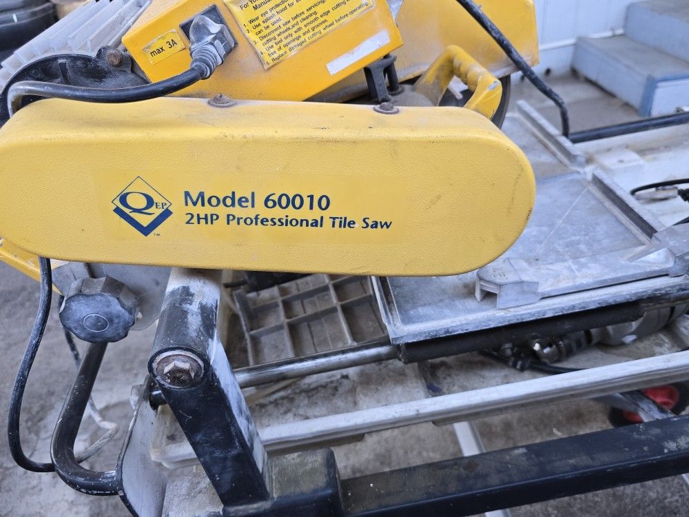 Tile Saw, Drill Mixer & Stand