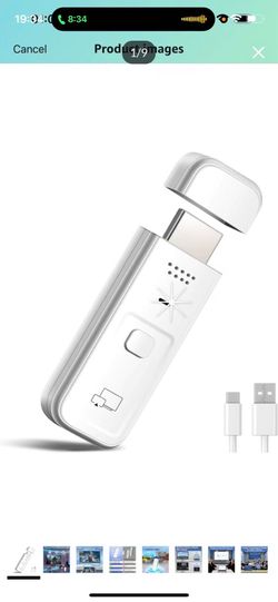 Brand new in box Wireless HDMI Transmitter and Receiver 2-in-1, 4K Decode 1080P Output Wireless HDMI, 2.4G&5G Display Adapter Plug & Play, Portable St