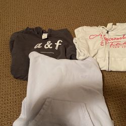 Hollister And Abercrombie Hoodies Small And Kids Xl. All For $10
